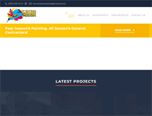 Tablet Screenshot of fourseasonpainting.com